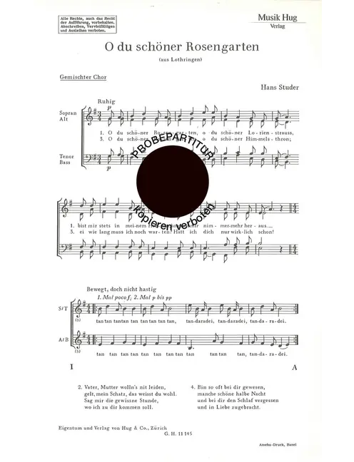 O du schöner Rosengarten